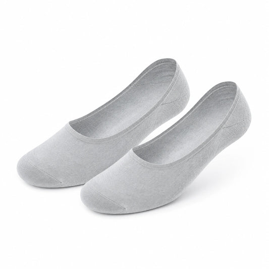 Calcetines invisibles talla 43-46 de tejido gris estilo bajo