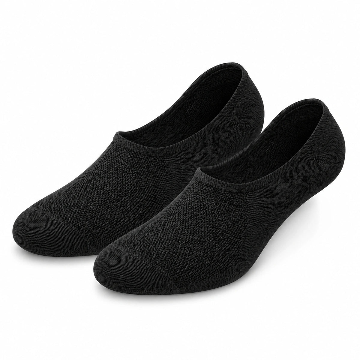 Calcetines invisibles talla 35-38 de tejido negro transpirables